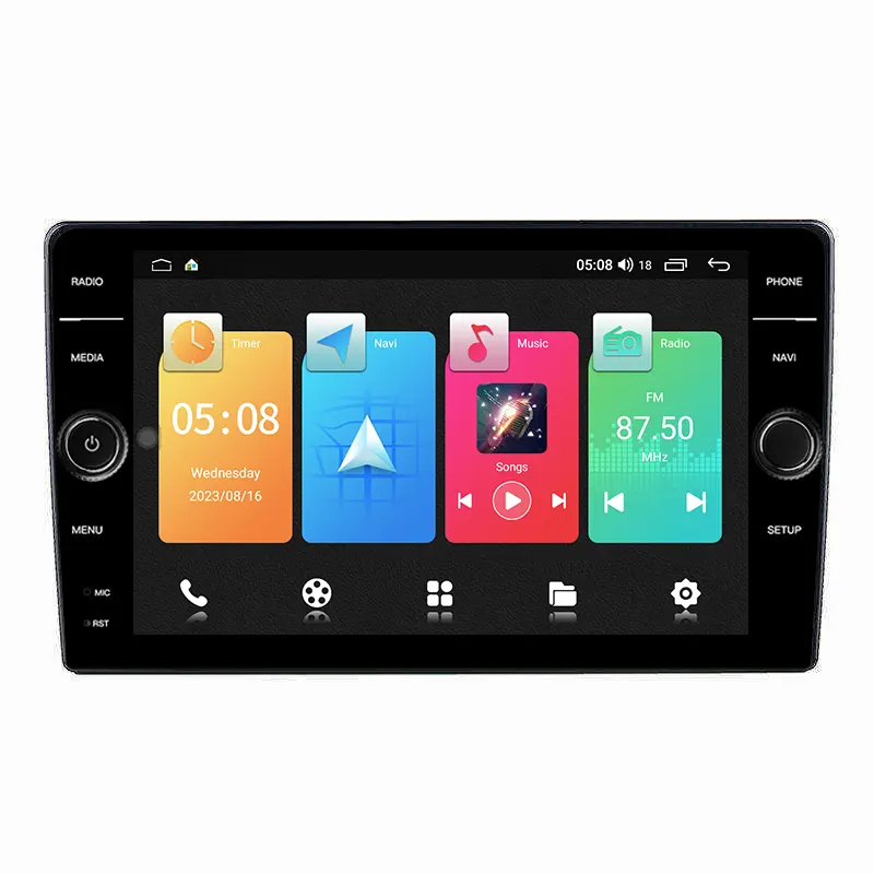 4G+64G 2 Din Carplay Car Multimedia Player for Toyota Yaris 2007 Radio Fascia Car Radio 2005 - 2012 Android GPS Navigator