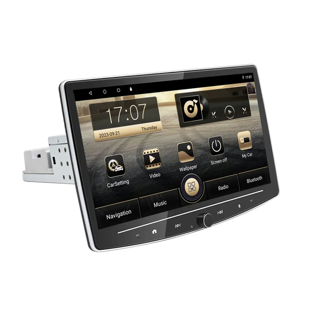 Removable Touch Screen 10.1 "Android Radios Car Multimedia Player With GPS 1 Din Car Video Player