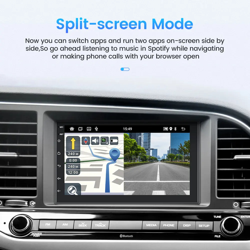 Hot sale 7 Inch Double 2 Din Car Stereo Android car screen android radio android car player