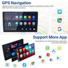 Car Radio Wireless Carplay Android Auto 2 Din 7"/9" GPS Navigator MP5 Player IPS Screen Wi-Fi FM BT Car Stereo