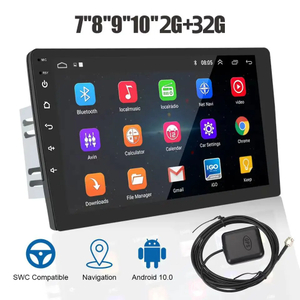 Car radio Android 1din 2DIN Multimedia Player Gps DVD Bluetooth WiFi Universal Video 7 inch 9 inch 10inch screens for cars