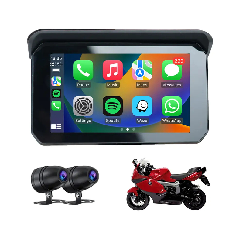 Hot Sale Motorcycle Gps Navigator 5.5" Bluetooth Hands-Free Motorcycle Android Gps Tracking Device