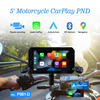 5 Inch Navigation Motorcycle Wireless Apple Carplay Android Auto Moto Navi GPS Navigator for Motorcycle IPX7 Waterproof Screen