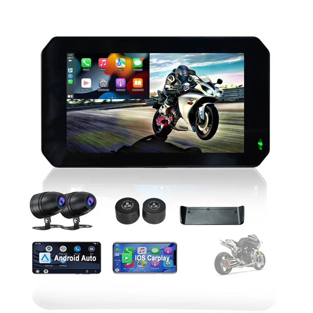 5 Inch Motorcycle GPS Motorcycle Navigation Portable Motor Navigator GPS Navigation Auto Stereo Waterproof