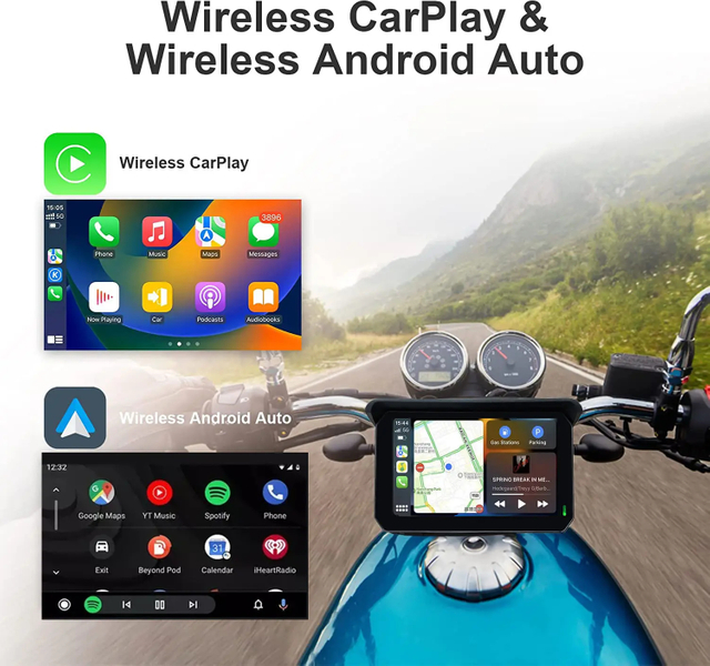 Hot Sale Motorcycle Gps Navigator 5.5" Bluetooth Hands-Free Motorcycle Android Gps Tracking Device