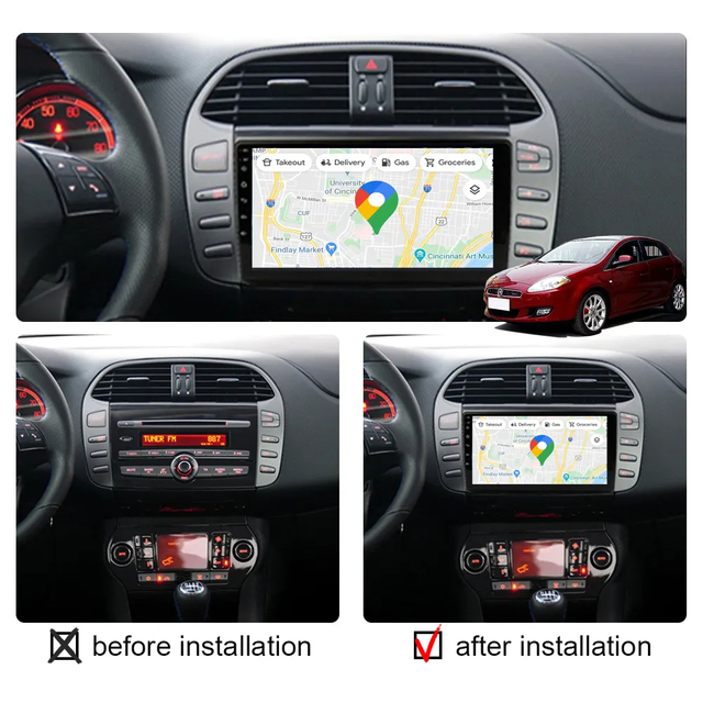 8Core 2 Din 7/9/10 Inch Android Car Radio Universal Multimedia Player Carplay Android Auto AHD camera Stereo