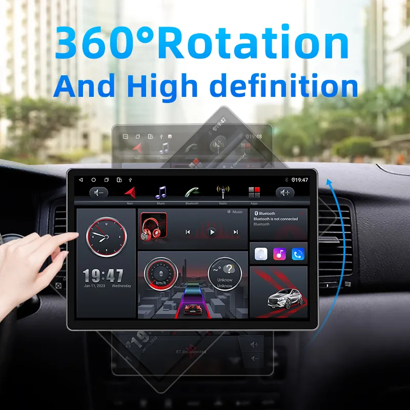 1din Android System 13Inch 2+32 GB Mp5 player 1920*1200 HD IPS android audio player rotation car radio