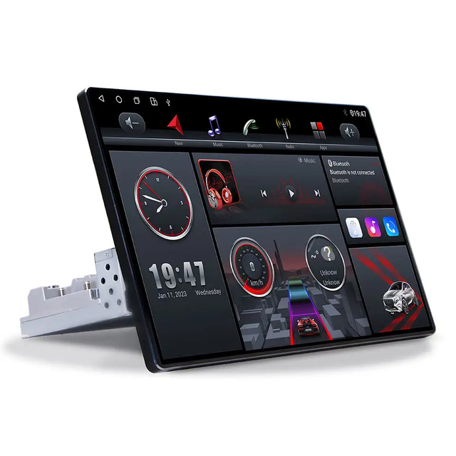 13inch Car Multimedia Player With GPS For Universal 1 din 2din Car Video Player Removable Touch Screen