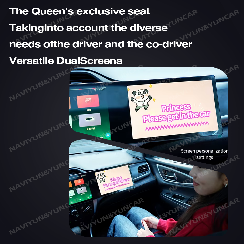 21.5" & 23.8" AI Touch Screen Car Radios Android 13 QLED Multimedia Players with CarPlay