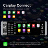 1Din 5.2'' Car Audio MP5 Combo - Wireless CarPlay/Android Auto/Mirrorlink, BT RDS FM Radio + USB DVD Player for Cars