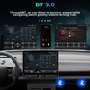 13" 2k QLED Screen 8core Dsp 6GB +128GB Car Stereo Audio Single Knob Car GPS Touch Screen Android Auto Carplay Android Car Radio