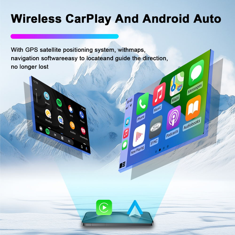 Car Radio Audio GPS Navigation 4G SIM DVD Player with Screen Carplay Android Auto ADAS FM Wifi