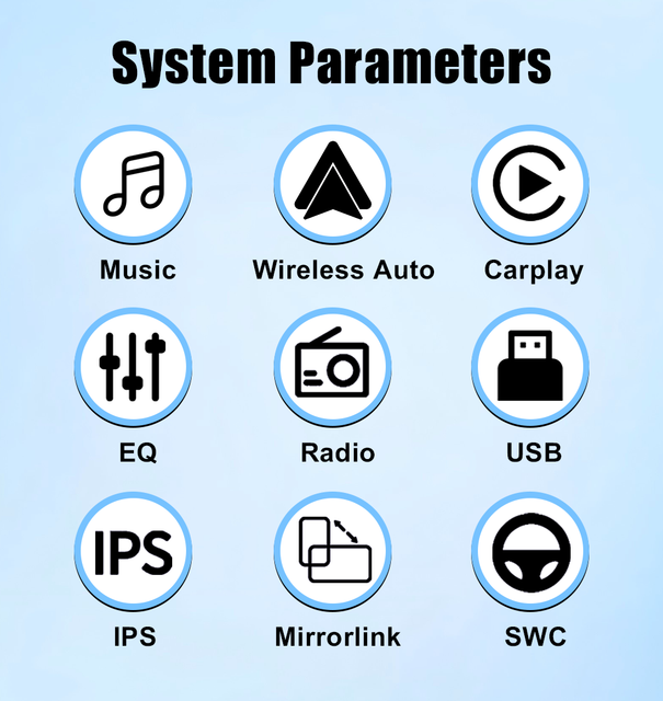 13" 2K QLED Car Radio with 8-Core DSP: 6GB RAM+128GB ROM, Single Knob, Touch Screen GPS, Wireless CarPlay/Android Auto