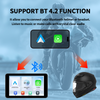 Motorcycle Gps Navigator Waterproof 5" Ips Touch Screen Motorcycle Gps With Carplay Motorcycle Gps with Carplay