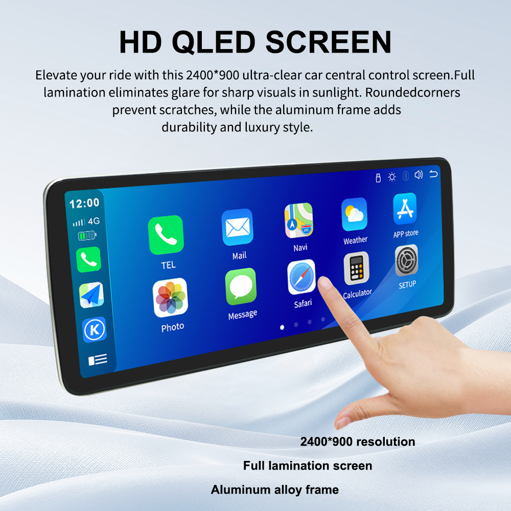 12.8 Inch Fyt 7862 Android Car Radio 2 Din Touch Screen Bluetooth Car Stereo FM AM Radio GPS Navigation WiFi Multimedia Player