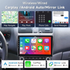 FYT7861 9" 2 Din Android Car Radio Stereo GPS RGB 3G 64G IPS Screen CarPlay AHD Steering Wheel Control Universal Car DVD Player