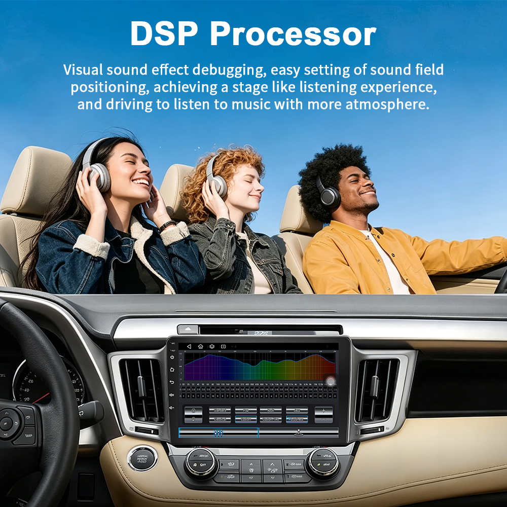 T55 Factory Supply OEM ODM 1280*720 IPS Android 13 Car Radio 4+64GB DSP GPS Wireless Carplay Android Auto Car Stereo